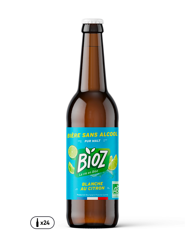 BIOZ - Blanche au Citron Sans Alcool 12x33cl
